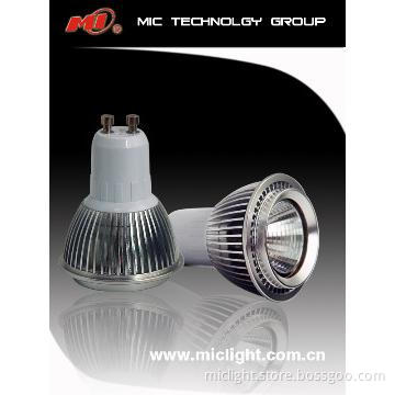 Exterior Spot Lights CE/RoHS COB5W GU10LED SpotLight lamp with Refleto